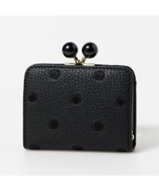 UNBILLION ペルケ perche / アクリル玉ドット刺繍・ジャバラカードウォレット