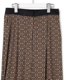 ICB L 【30th ANNIVERSARY】 モノグラムプリントスムース ワイドパンツ