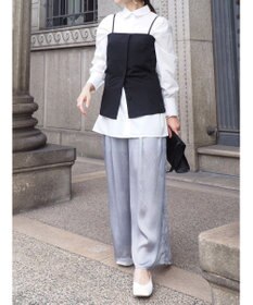 Green Parks AnriettMusee シアータックワイドパンツ