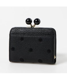 UNBILLION ペルケ perche / アクリル玉ドット刺繍・ジャバラカードウォレット