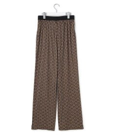 ICB L 【30th ANNIVERSARY】 モノグラムプリントスムース ワイドパンツ