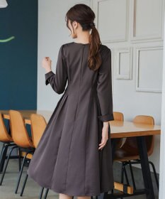 Tiaclasse 【洗える】サイドフラップワンピース