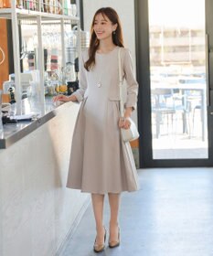 Tiaclasse 【洗える】サイドフラップワンピース