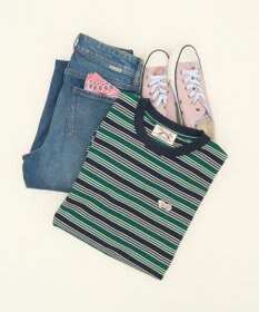 AMERICAN HOLIC PENNEY'S レトロボーダーロングTシャツ