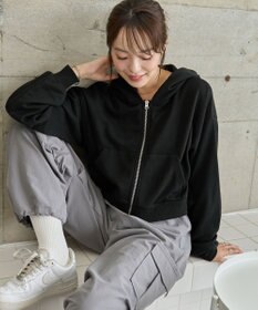 WEGO ショートジップパーカー