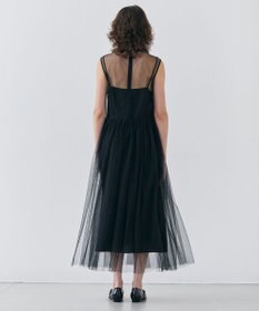 BEIGE， 【洗える・GISELe 4月号掲載】KALMIA / ノースリーブチュールドレス