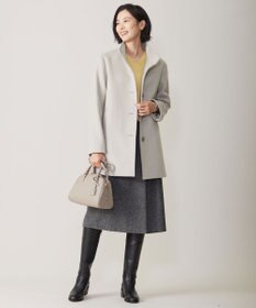 J.PRESS LADIES L 【洗える】CASHMERE BLEND Vネック ニット