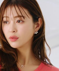 Tiaclasse 【金属アレルギー対応】3粒パールピアス