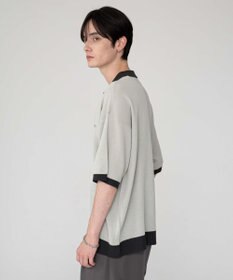 WEGO 【ユニセックス着用ITEM/MLサイズ展開】ワンポイントニットポロシャツ（SS）