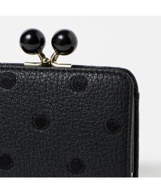 UNBILLION ペルケ perche / アクリル玉ドット刺繍・ジャバラカードウォレット