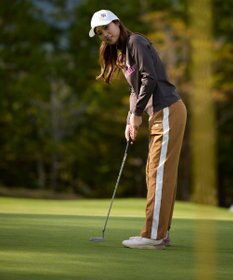 PW CIRCULUS 【吸水速乾 / UV遮蔽率99.5% UVカット / ストレッチ】【WOMEN】ラビットグラフィック ロングスリーブモックT ゴルフウェア レディース