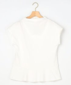 組曲 【先行予約・WEB限定】プレーティング天竺  ペプラムカットソー