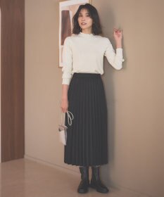 ANY 【10色展開/ウエストゴム】ウーリッシュフラノ プリーツスカート