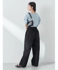 earth music&ecology 綿麻キャンブリッククロップドパンツ