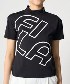 FILA GOLF／marie claire 【FILA GOLF】 バックプリントモックネックシャツ