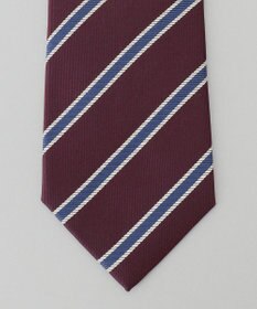 GOTAIRIKU リクルートにも【日本製】シルク ネクタイ_レジメンタル