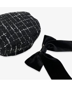 林八百吉商店 un chapeau ツイードマリンリボンキャス