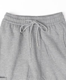 WEGO 【ウエストゴム】リボンカーゴスウェットパンツ