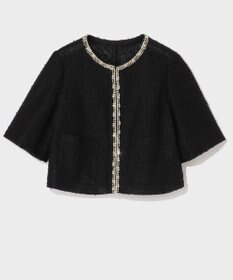 GRACE CONTINENTAL メッシュツイードジャケット