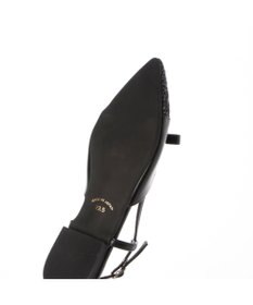 MODE ET JACOMO <carino>グリッターコンビフラットシューズ