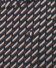 YECCA VECCA ジオメ柄ボウタイブラウス