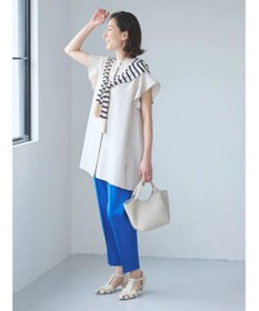 Green Parks 接触冷感　比翼シャツチュニック