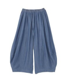 YECCA VECCA デニムコクーンドレープパンツ