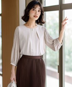 ANY SIS プリーツスリーブ ブラウス