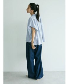 CRAFT STANDARD BOUTIQUE ステンサイドソリッドストライプブラウス2