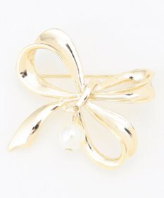 組曲 リボンパールブローチ