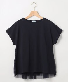 組曲 【先行予約】GIZAコットンチュールコンビ カットソー