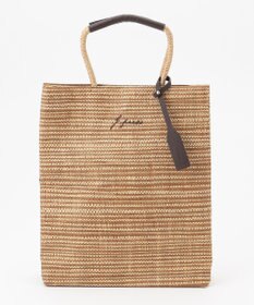 J.PRESS LADIES 【WEB限定・A4サイズ収納可】 マダガスカルラフィア トート バッグ