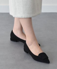 INTER-CHAUSSURES 【FABIO RUSCONI】ローヒールポインテッドトウパンプス