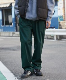 WEGO 【ウエストゴム/SMLサイズ展開/ユニセックス着用ITEM】チノイージーストレートパンツ