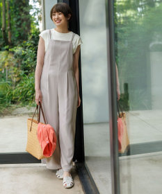 ANY 【2SET/洗濯機可】プルオーバー×キャミサロペットセット