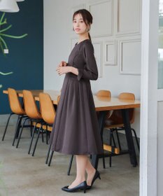 Tiaclasse 【洗える】サイドフラップワンピース