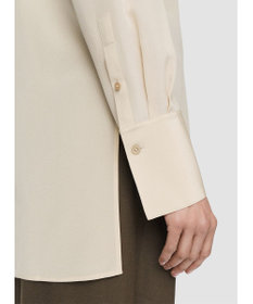 JOSEPH クレープ  ド  ソワ　レギュラーカラーシャツ