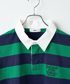 WEGO ワンポイント刺繍ラガーシャツ