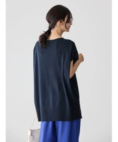 AMERICAN HOLIC 前振りニットフレンチスリーブプルオーバー