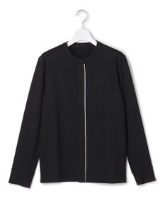 ICB 【洗える】 コンパクトモクロディ バンドカラーカットソー