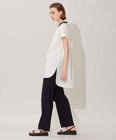 ICB L 【洗える】 タイプライタージャージーコンビ カットソー