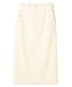 BEIGE， LAZUL / マリンボタンIラインスカート