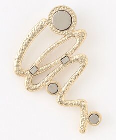 UNFILO パールモチーフブローチ