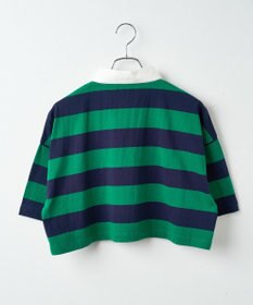 WEGO ワンポイント刺繍ラガーシャツ