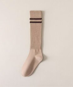 WEGO ラインリブハイソックス