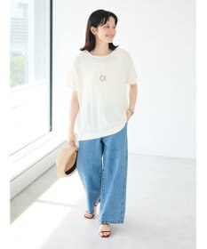 CRAFT STANDARD BOUTIQUE UVカット/接触冷感/洗える/ 半袖ニットプルオーバー