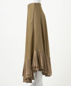 23区 【エステータ】ドレープサテン フレアスカート