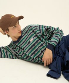 AMERICAN HOLIC PENNEY'S レトロボーダーロングTシャツ