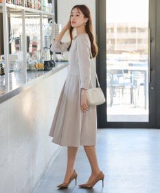 Tiaclasse 【洗える】サイドフラップワンピース