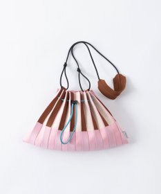 TRICOTE プリーツストライプミニバッグ